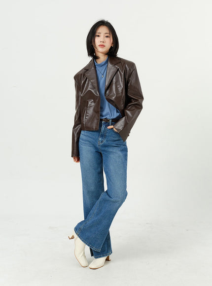 Side Slit Jeans OM308