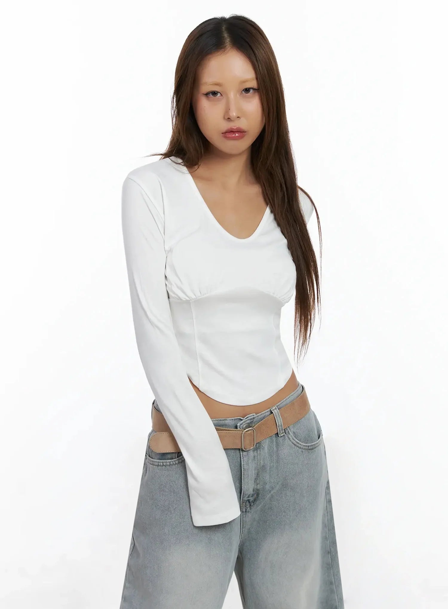 ruched-crop-top-in528