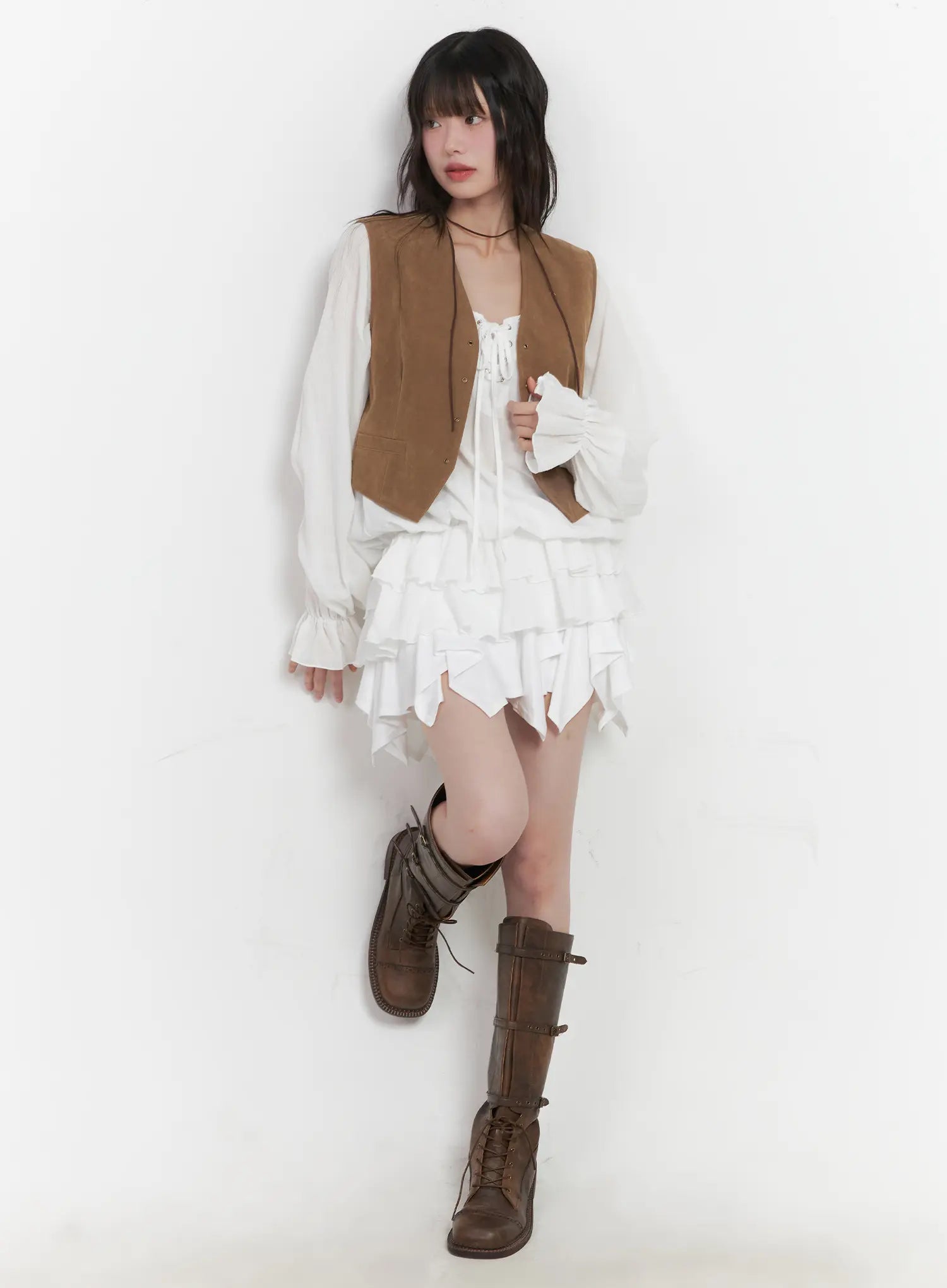 flared-ruffle-mini-skirt-cu520