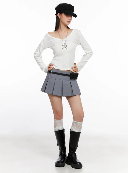 pleated-low-rise-mini-skirt-is515