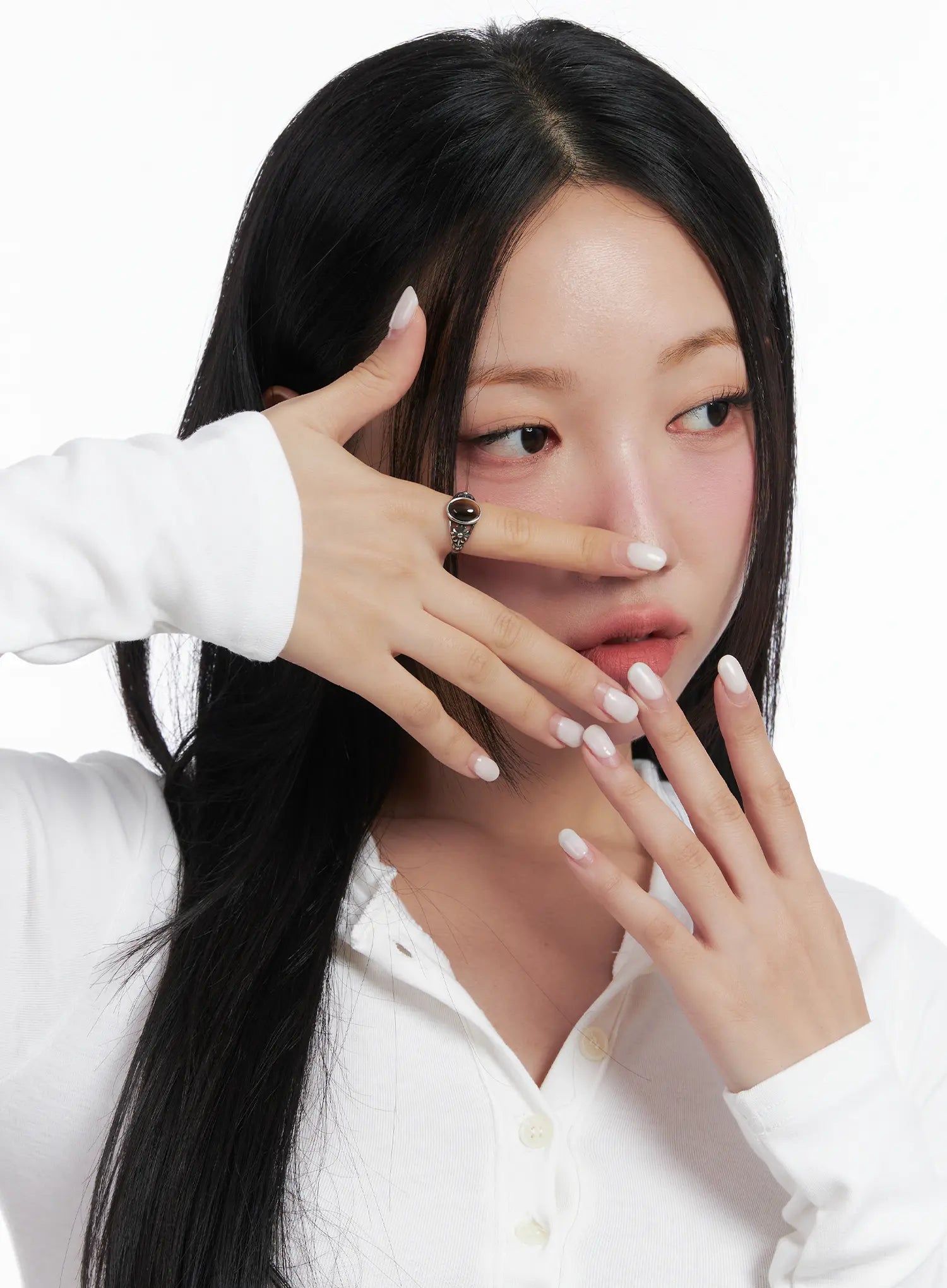 Vintage Floral Bold Ring CD501