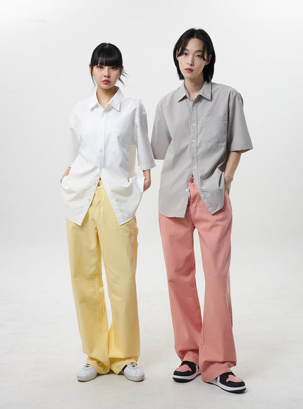 Color Cotton Pants Unisex CY318