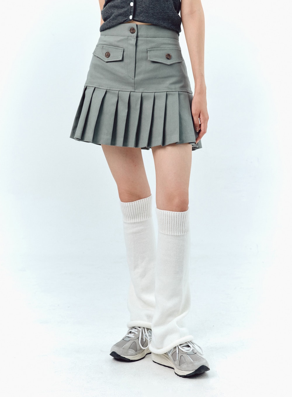 pleated-cotton-mini-skirt-ig303