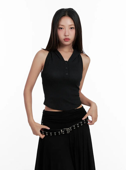 ribbed-button-hoodie-crop-tank-cl518