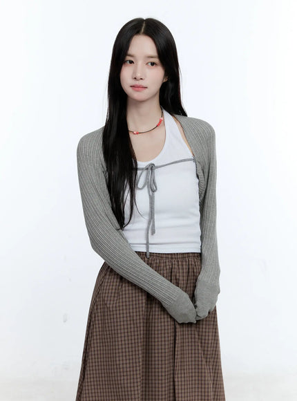 ribbed-bow-tie-knit-bolero-cg514