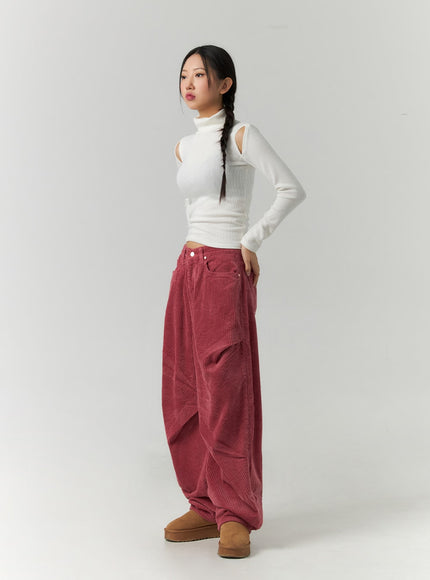 corduroy-pintuck-wide-leg-pants-cd307