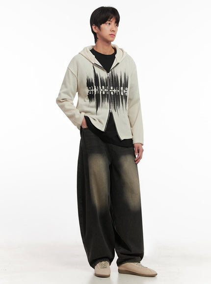 mens-ribbed-knit-graphic-hooded-jacket-ia511