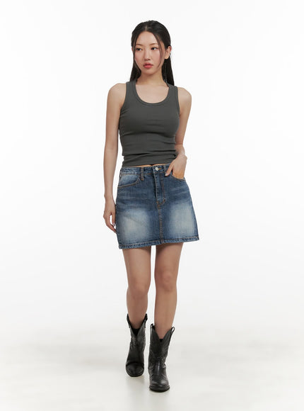 vintage-washed-denim-mini-skirt-cy403