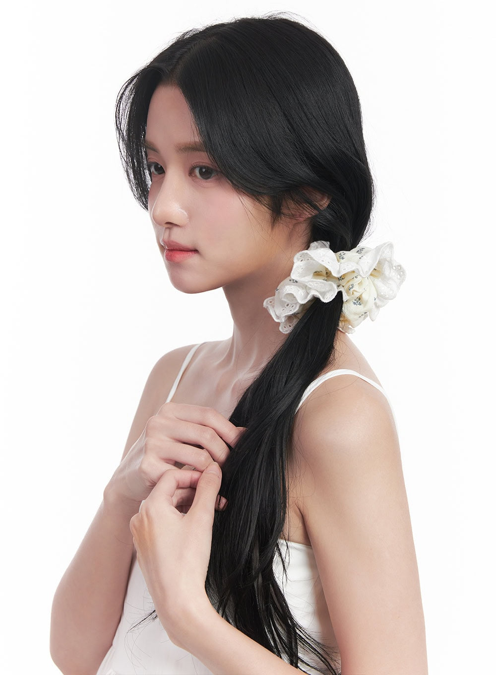 lace-blossom-scrunchie-hair-tie-cy526