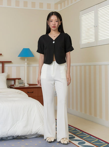 minimal-v-neck-short-sleeve-crop-jacket-oy424