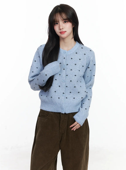 polka-dot-knit-cardigan-ij529