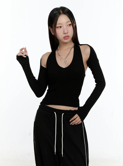 ribbed-halter-top-bolero-set-cs517