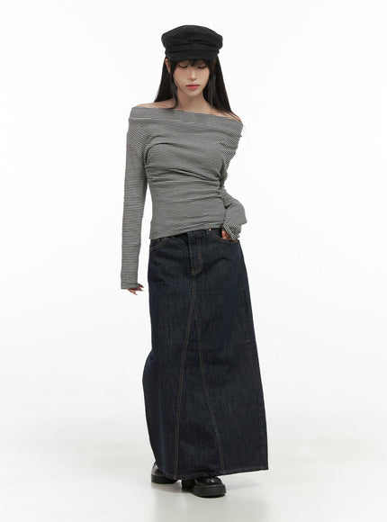 tailored-stitch-cotton-midi-skirt-cs413