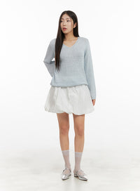 v-neck-sheer-sweater-oa429