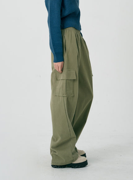 Cargo Wide Pants ID08