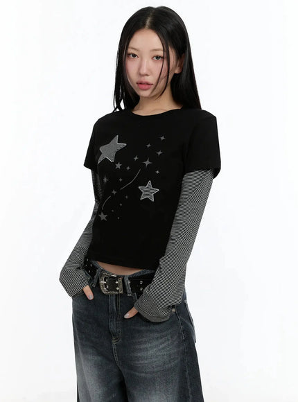 star-themed-layered-sleeve-top-im509