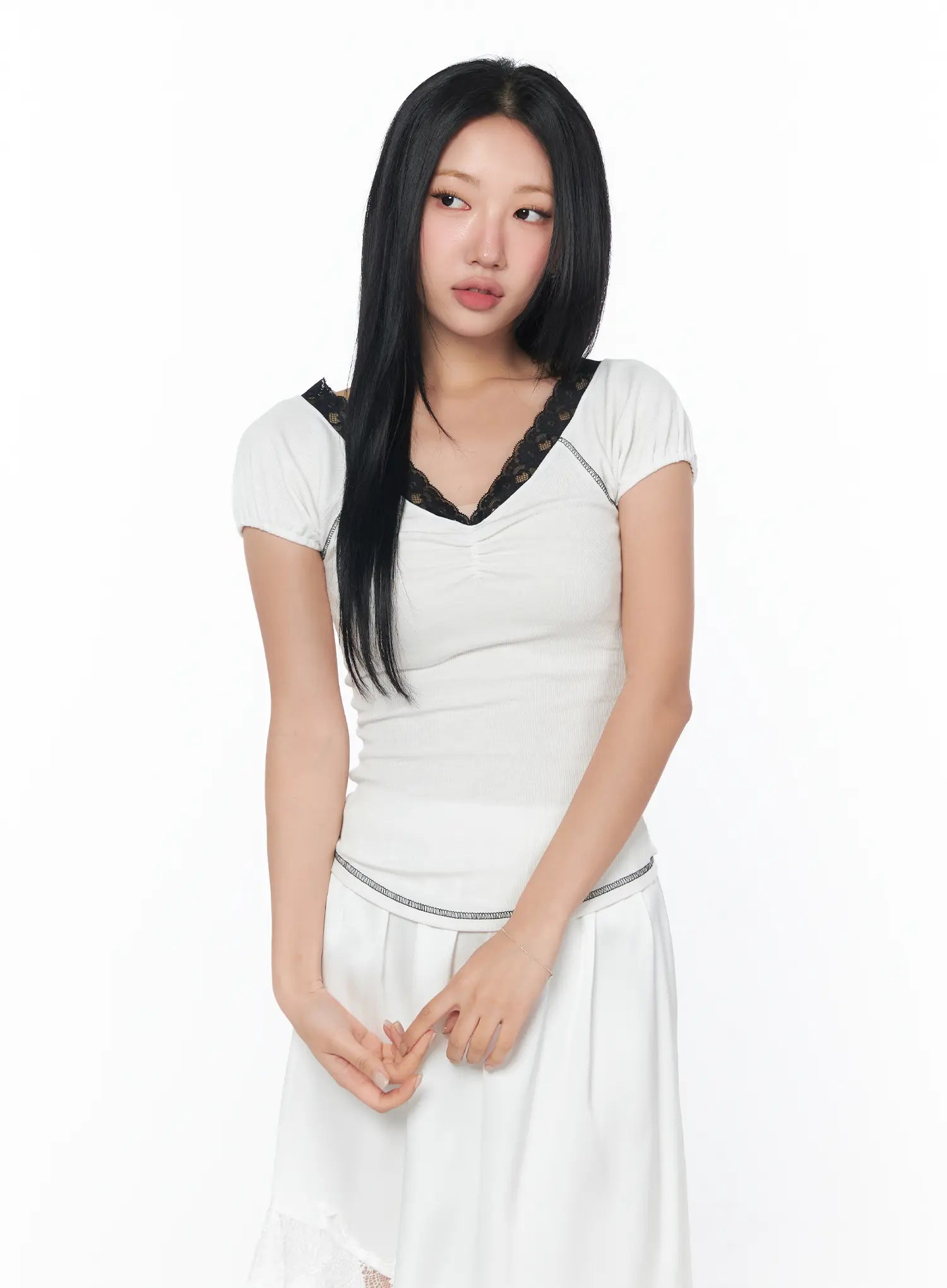 chic-lace-trimmed-shirred-tee-cy512