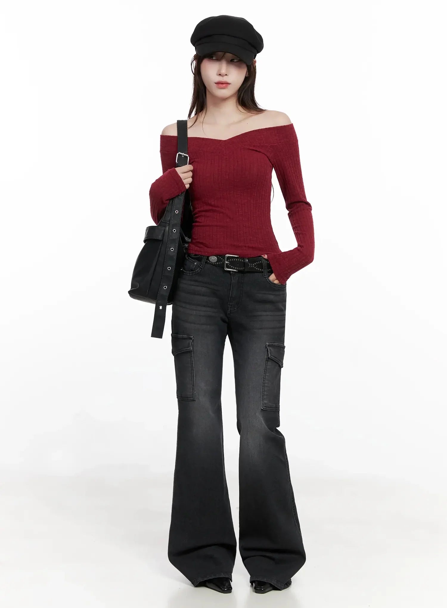 off-shoulder-v-neck-top-in503