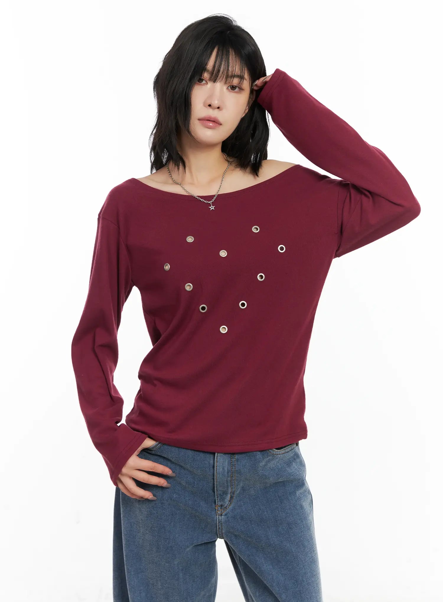 eyelet-heart-boatneck-long-sleeve-tee-cn528