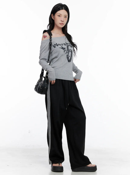Relaxed-Fit Striped Sweatpants CS529