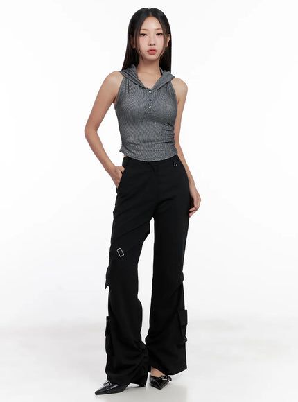 utility-buckle-flare-pants-cl518