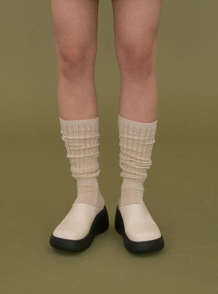 Cotton Knee Socks C2601
