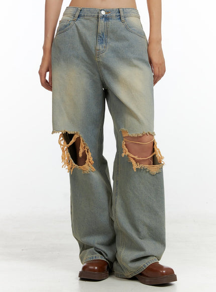 washed-destroyed-denim-baggy-jeans-ol408