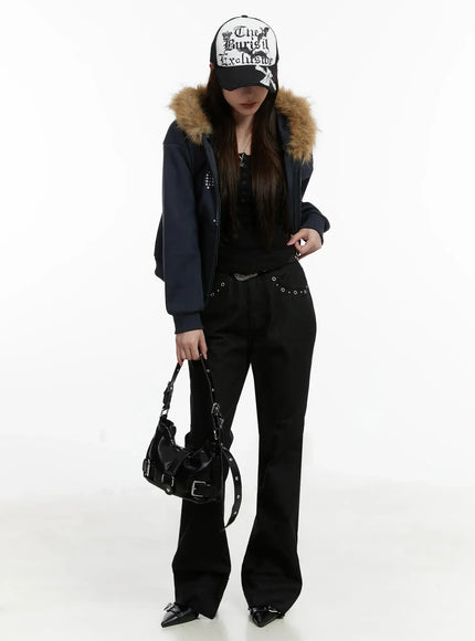 faux-fur-trim-zip-up-hoodie-id525