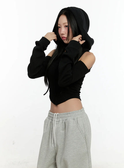 ribbed-shoulder-cut-out-hoodie-cn506