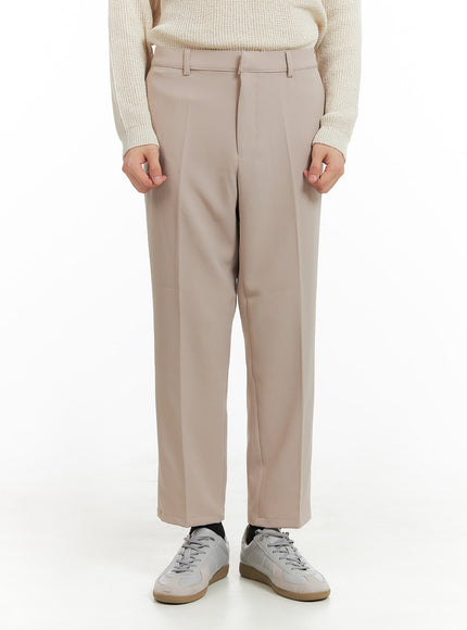 mens-straight-leg-trousers-ia401 / Beige