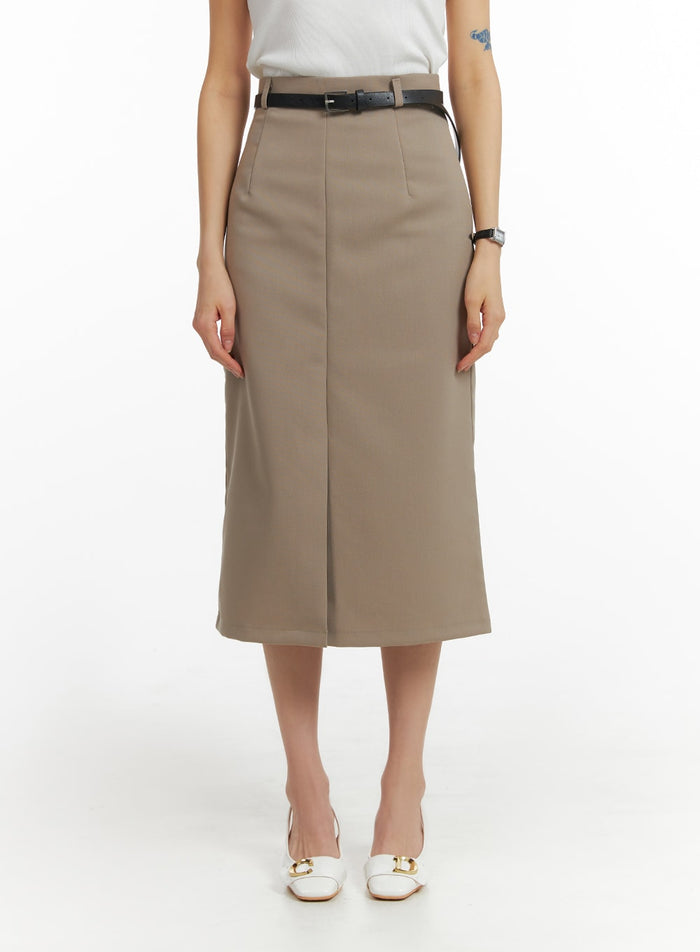 front-split-maxi-skirt-im414 / Beige