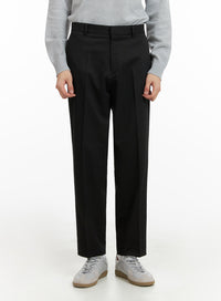 mens-cropped-tailored-pants-ia402 / Black