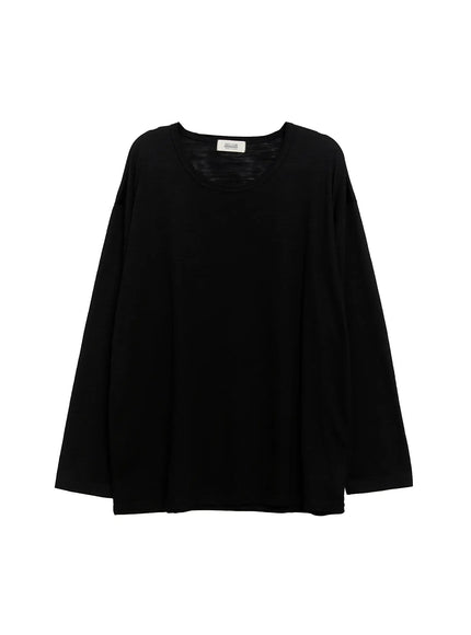 mens-classic-long-sleeve-tee-ig512 / Black