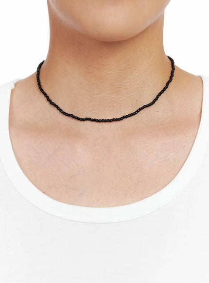 mens-statement-necklace-ig508 / Black