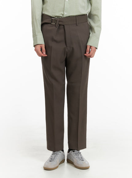 mens-slim-fit-tailored-pants-ia401 / Brown