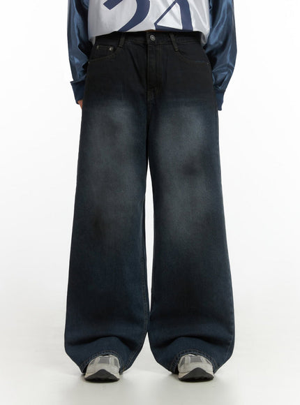 imogen-washedsky-loose-fit-denim-io409 / Dark blue