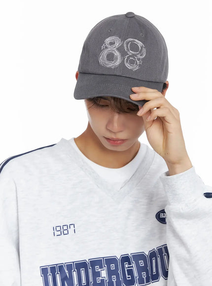 88-graphic-cap-io516 / Dark gray