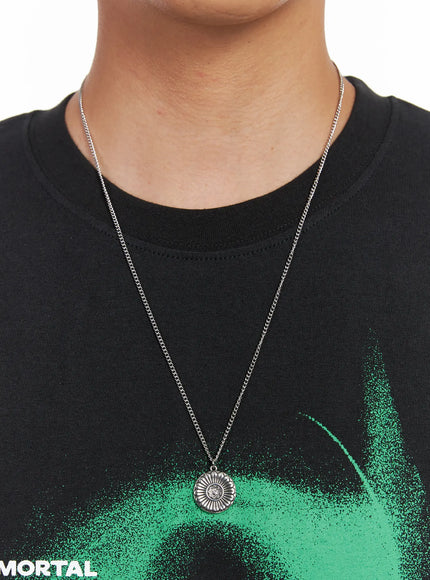 mens-chain-pendant-necklace-il521 / Silver