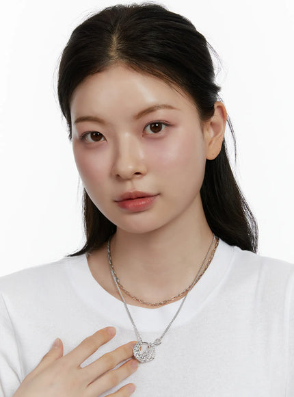 wave-double-layer-necklace-f502