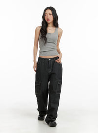 recycled-cargo-baggy-jeans-unisex-cm425