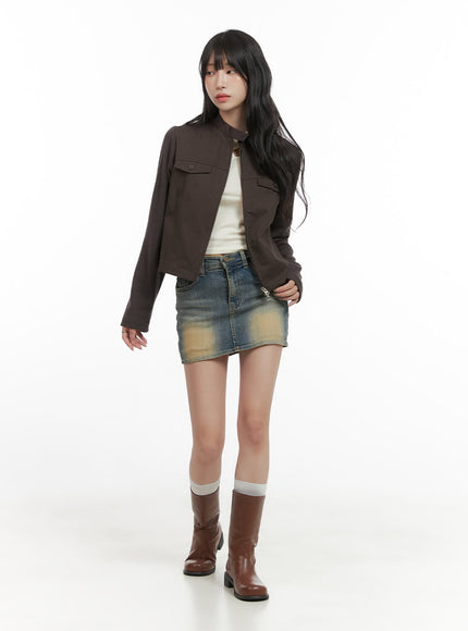 pocket-zip-up-solid-jacket-cg421