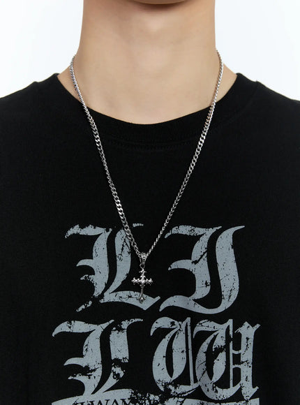mens-cross-pendant-chain-necklace-il529
