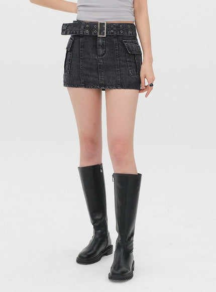 Denim Mini Skirt J21