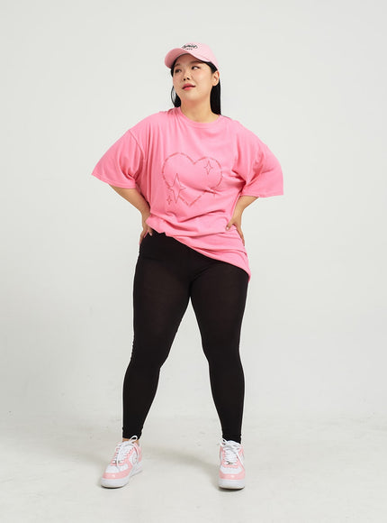 Plus Soft Rayon Leggings IJ30