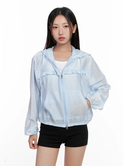 polka-dot-ruffle-windbreaker-cl521