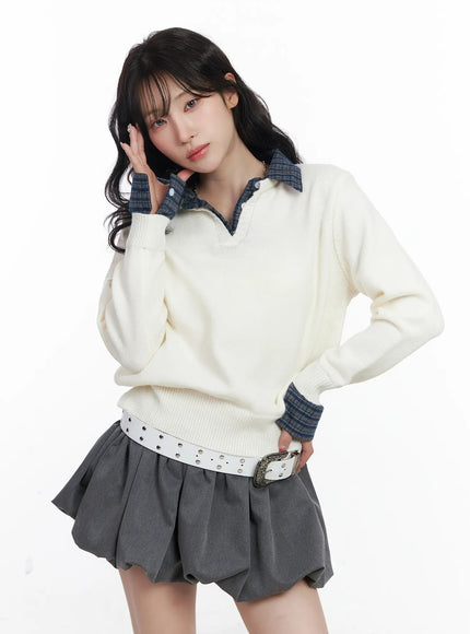 contrast-collar-knit-sweater-cj527