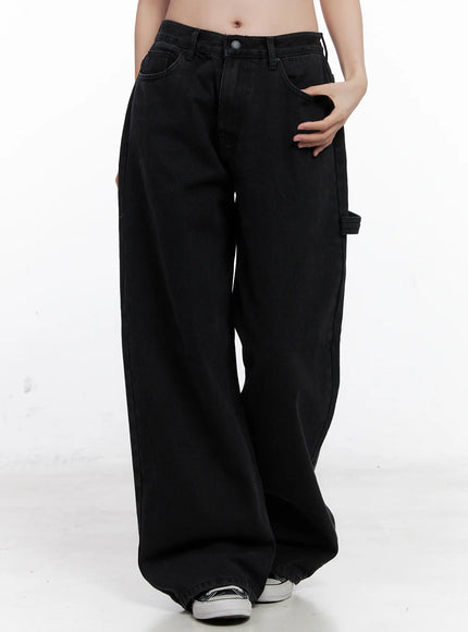 ivanna-cargo-jeans-co530 / Black