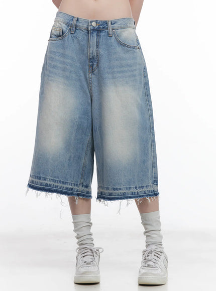 Light Wash Vintage Jorts CU519