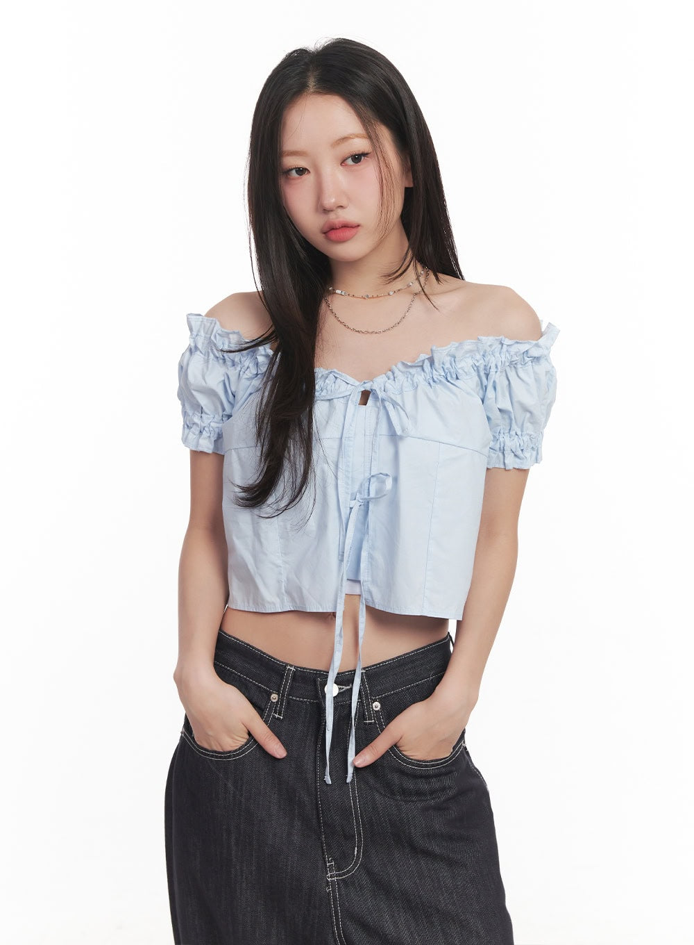 ribbon-off-shoulder-blouse-crop-top-ca529