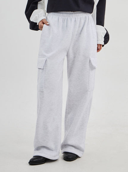 Cargo Wide Leg Track Pants Unisex CJ313